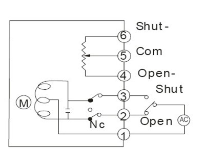 帶開度信號(hào)反饋開關(guān)型電動(dòng)蝶閥接線圖、電動(dòng)球閥接線圖