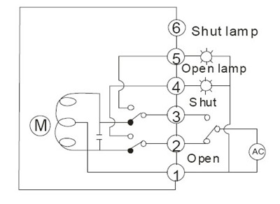 帶有源燈指示開關(guān)型電動(dòng)蝶閥接線圖、電動(dòng)球閥接線圖